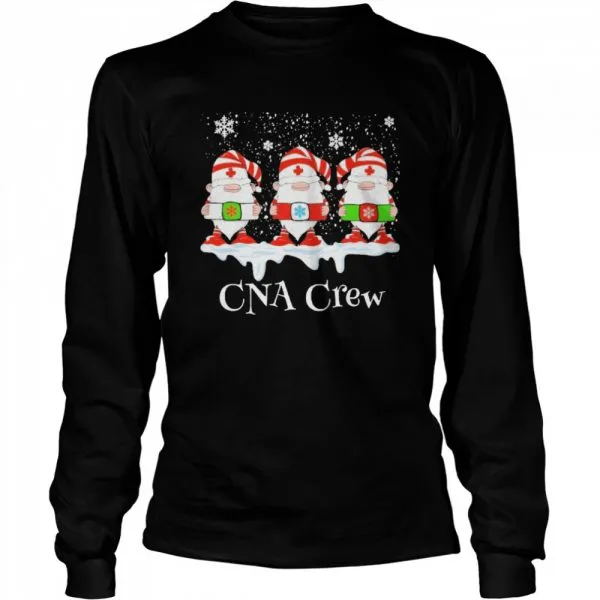 Gnome Nurse CNA Crew Merry Christmas 2020 shirt - Image 3