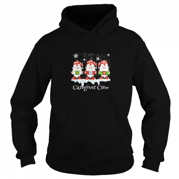 Gnome Nurse Caregiver Crew Merry Christmas 2020 shirt - Image 5