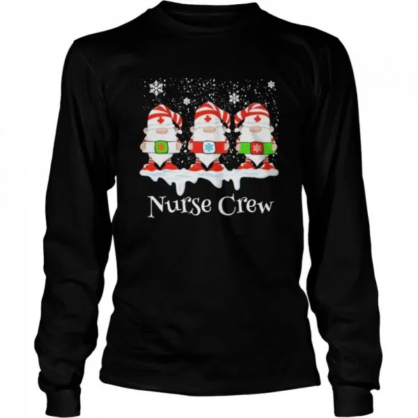 Gnome Nurse Crew Merry Christmas 2020 shirt - Image 3