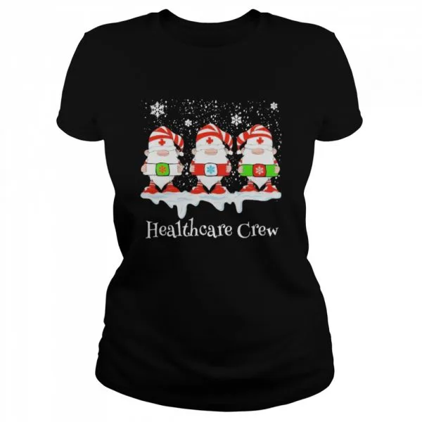 Gnome Nurse Healthcare Crew Merry Christmas 2020 shirt - Image 2