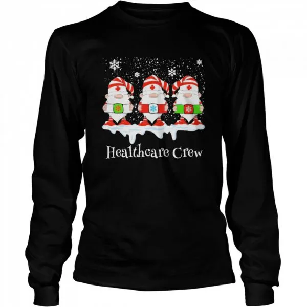 Gnome Nurse Healthcare Crew Merry Christmas 2020 shirt - Image 3