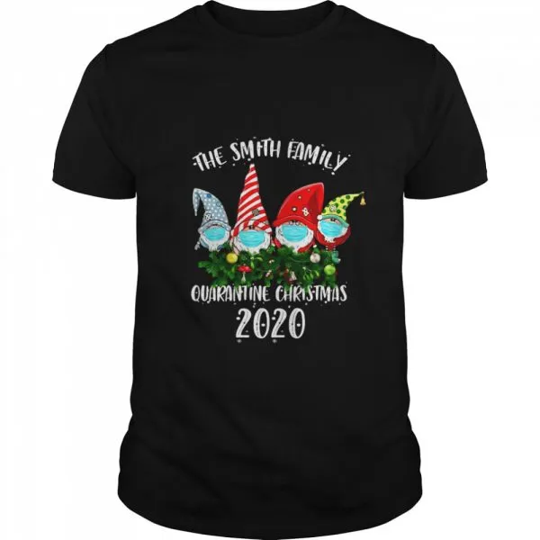 Gnomes Face Mask The Smith Family Quarantine Christmas 2020 shirt