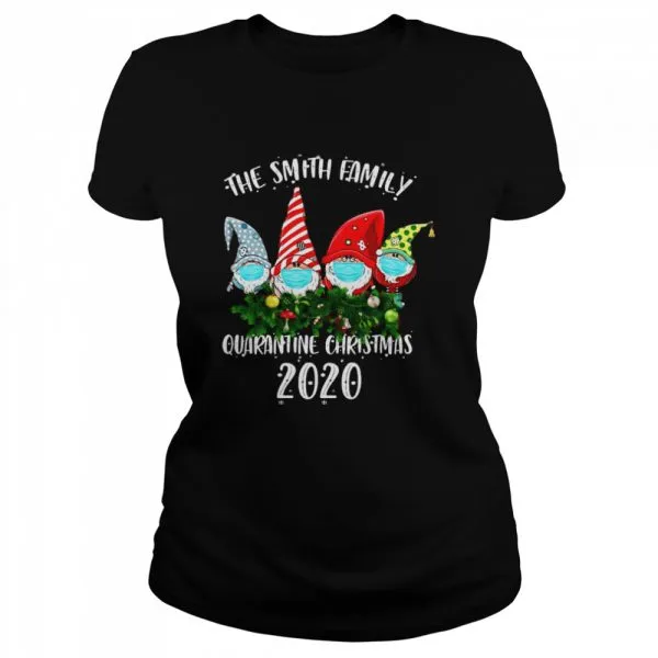 Gnomes Face Mask The Smith Family Quarantine Christmas 2020 shirt - Image 2