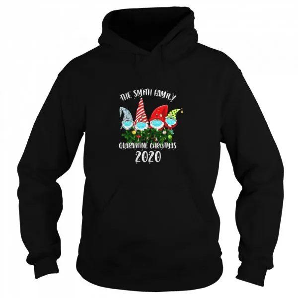 Gnomes Face Mask The Smith Family Quarantine Christmas 2020 shirt - Image 5