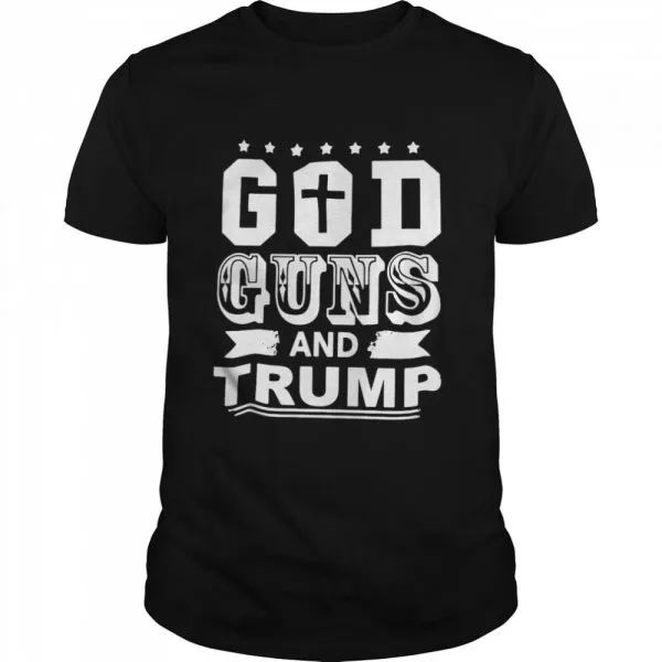 God Guns And Trump Classic Mens T-shirt - Image 2