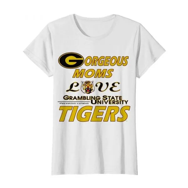 Gorgeous moms love grambling state university Tigers shirt - Image 3