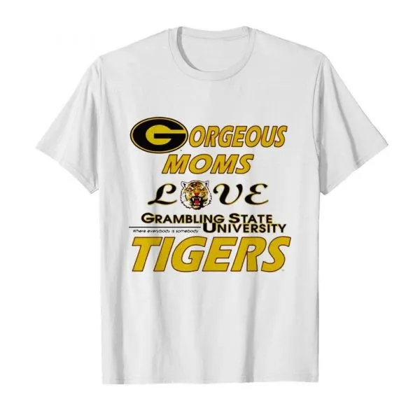 Gorgeous moms love grambling state university Tigers shirt - Image 2