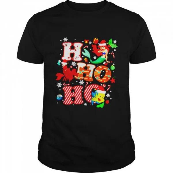 Ho Ho Ho The Little Mermaid Classic Mens T-shirt - Image 2