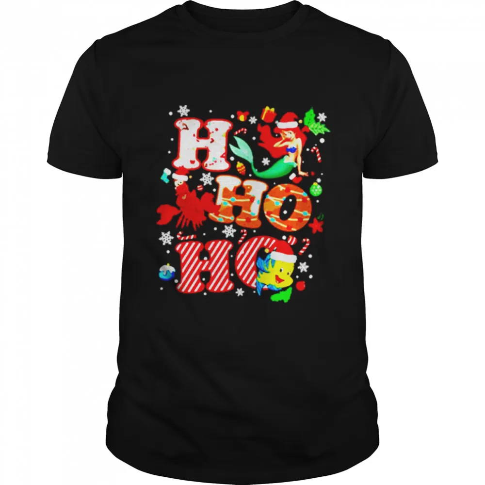 Ho Ho Ho The Little Mermaid Classic Mens T-shirt