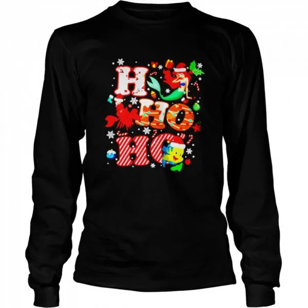 Ho Ho Ho The Little Mermaid Classic Mens T-shirt - Image 4