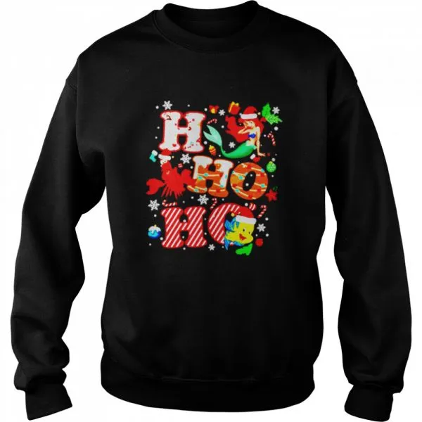 Ho Ho Ho The Little Mermaid Classic Mens T-shirt - Image 5