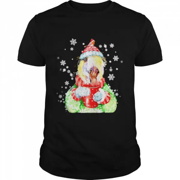Horse Warm Winter Christmas Gift For Farm Lover Classic Mens T-shirt - Image 2