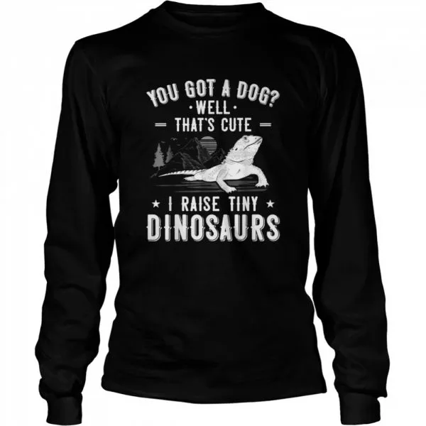 I Raise Tiny Dinosaur Bearded Dragon Girl Mom Boy shirt - Image 3