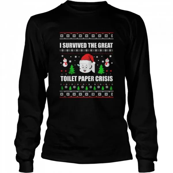 I Survived The Great Toilet Paper Crisis Christmas shirt - Image 3