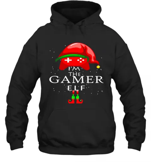 Im A Gamer Elf Matching Family Group Christmas T-Shirt Classic Mens T-shirt - Image 6