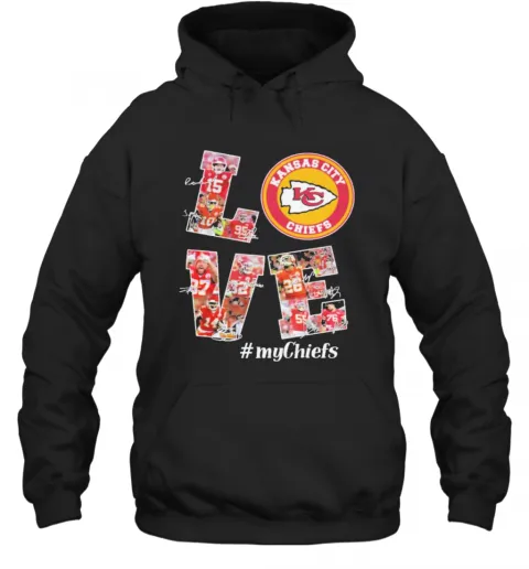 Kansas City Chiefs Super Bowl Liv Champions Love My Chiefs T-Shirt Classic Mens T-shirt - Image 6