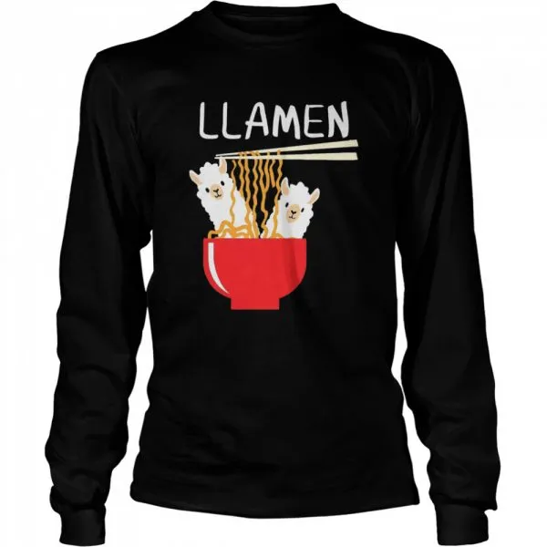 Llama eat llamen shirt - Image 3