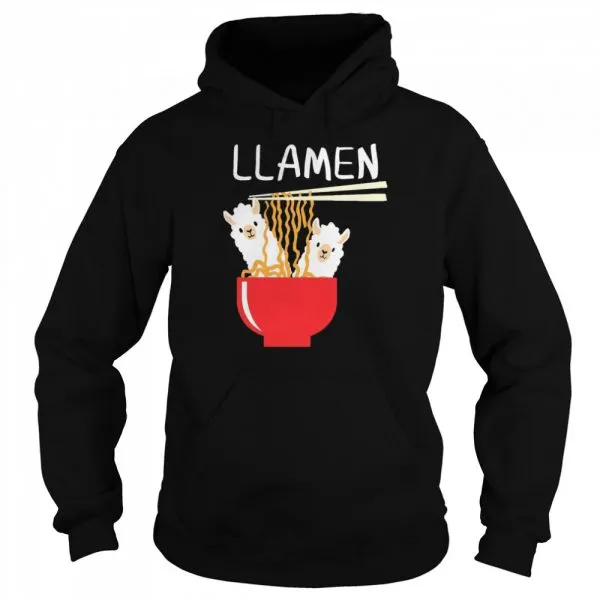 Llama eat llamen shirt - Image 5