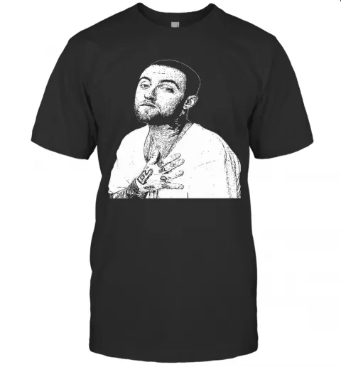 Mac Miller Kids Faces Best Day Ever The Divine Feminine Rap Awesome T-Shirt Classic Mens T-shirt