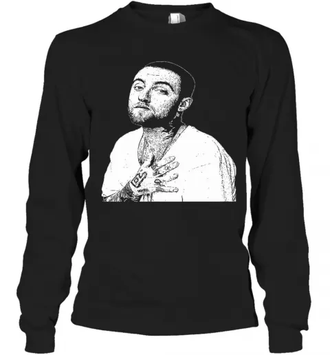 Mac Miller Kids Faces Best Day Ever The Divine Feminine Rap Awesome T-Shirt Classic Mens T-shirt - Image 4