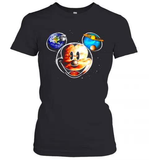 Mckey Mouse Universe T-Shirt Classic Mens T-shirt - Image 3