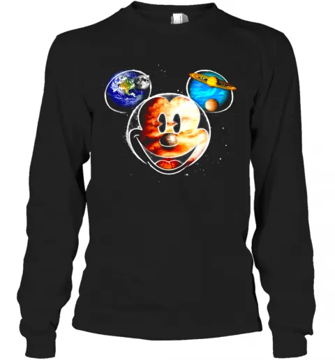 Mckey Mouse Universe T-Shirt Classic Mens T-shirt - Image 4