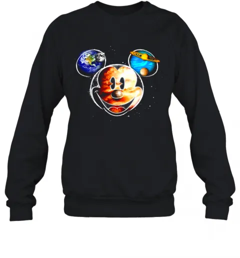 Mckey Mouse Universe T-Shirt Classic Mens T-shirt - Image 5