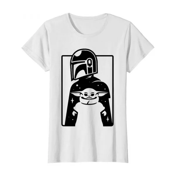 Minimal Mando And Grogu The Mandalorian Baby Yoda shirt - Image 3