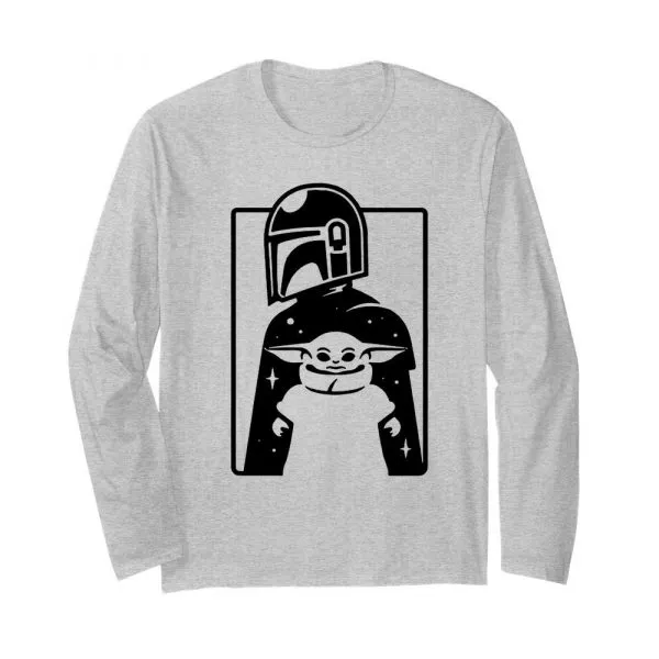 Minimal Mando And Grogu The Mandalorian Baby Yoda shirt - Image 4