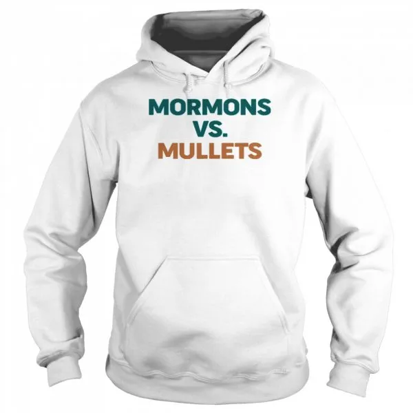 Mormons vs mullets shirt - Image 5