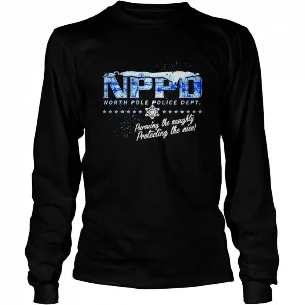 NPPD north pole police dept pursuing the naught protecting the nice shirt - Image 3