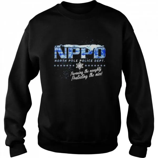 NPPD north pole police dept pursuing the naught protecting the nice shirt - Image 4