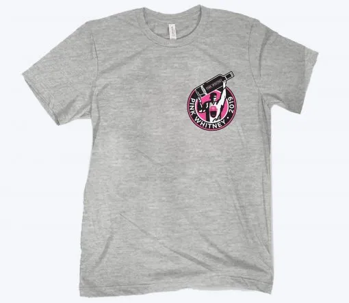 PINK WHITNEY BADGE TEE SHIRT - Image 2