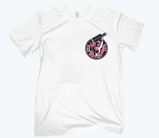 PINK WHITNEY BADGE TEE SHIRT
