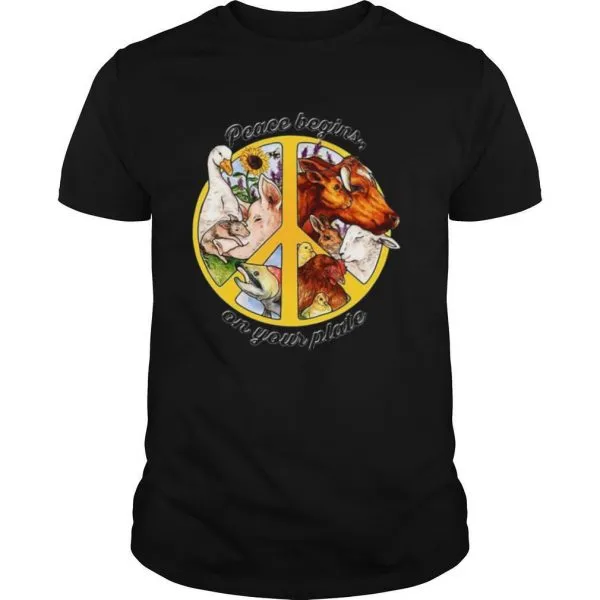 Peace Begins On Your Plate shirt