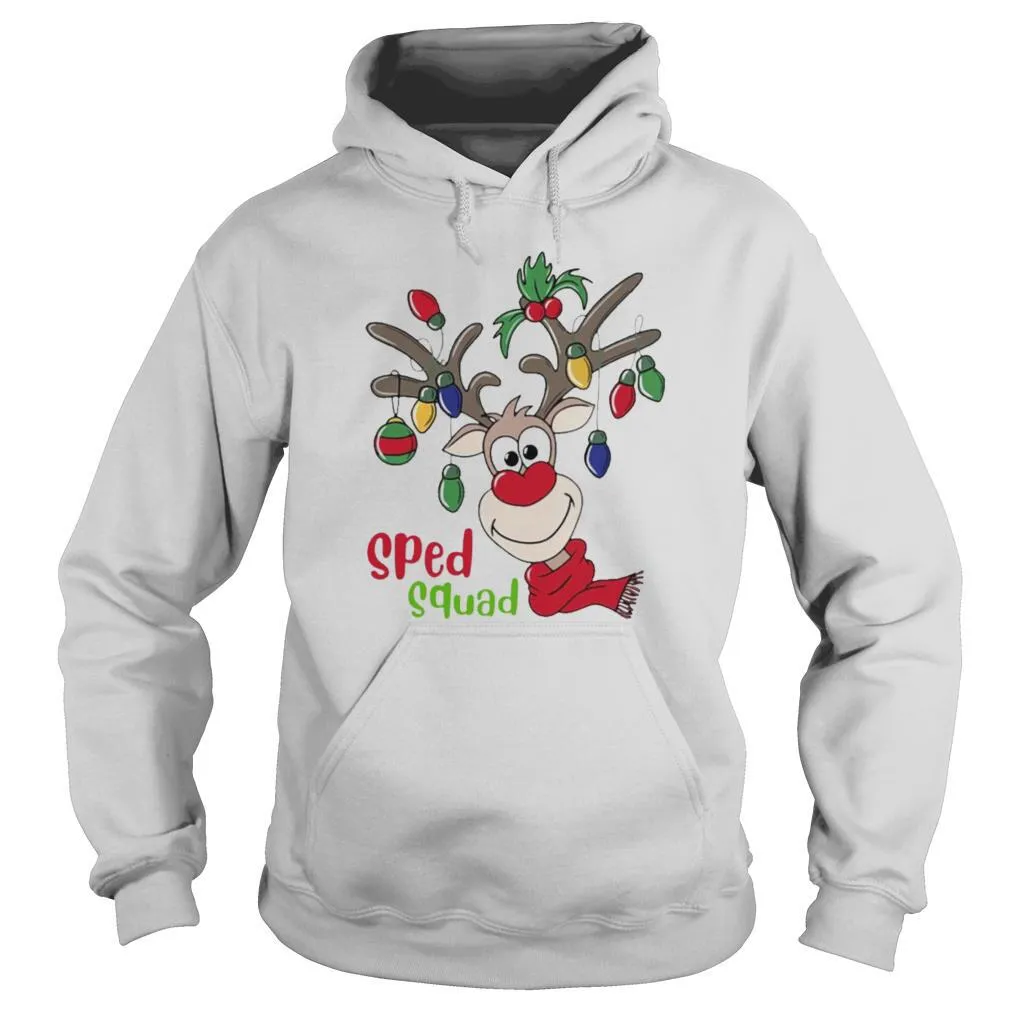 Reindeer Sped Squad Christmas shirt - Image 5
