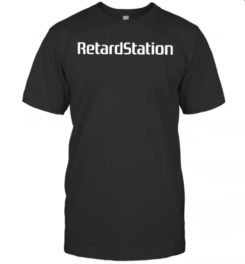 Retardstation T-Shirt Classic Mens T-shirt