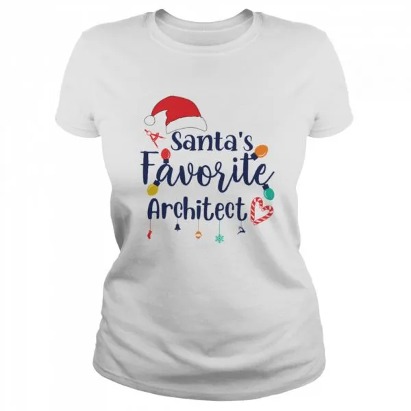 Santas favorite architect 2020 shirt - Image 2