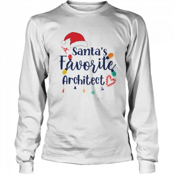 Santas favorite architect 2020 shirt - Image 3