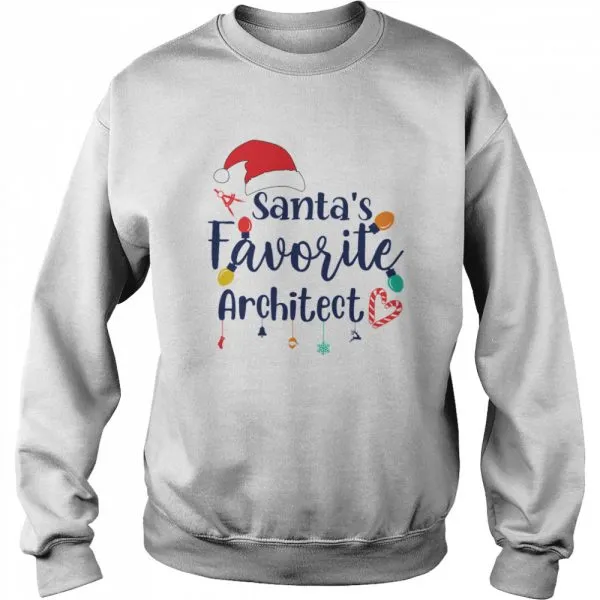 Santas favorite architect 2020 shirt - Image 4