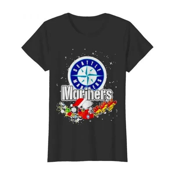 Seattle Mariners Snoopy Christmas shirt - Image 3