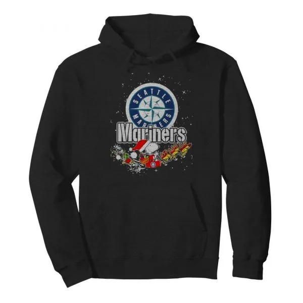 Seattle Mariners Snoopy Christmas shirt - Image 6