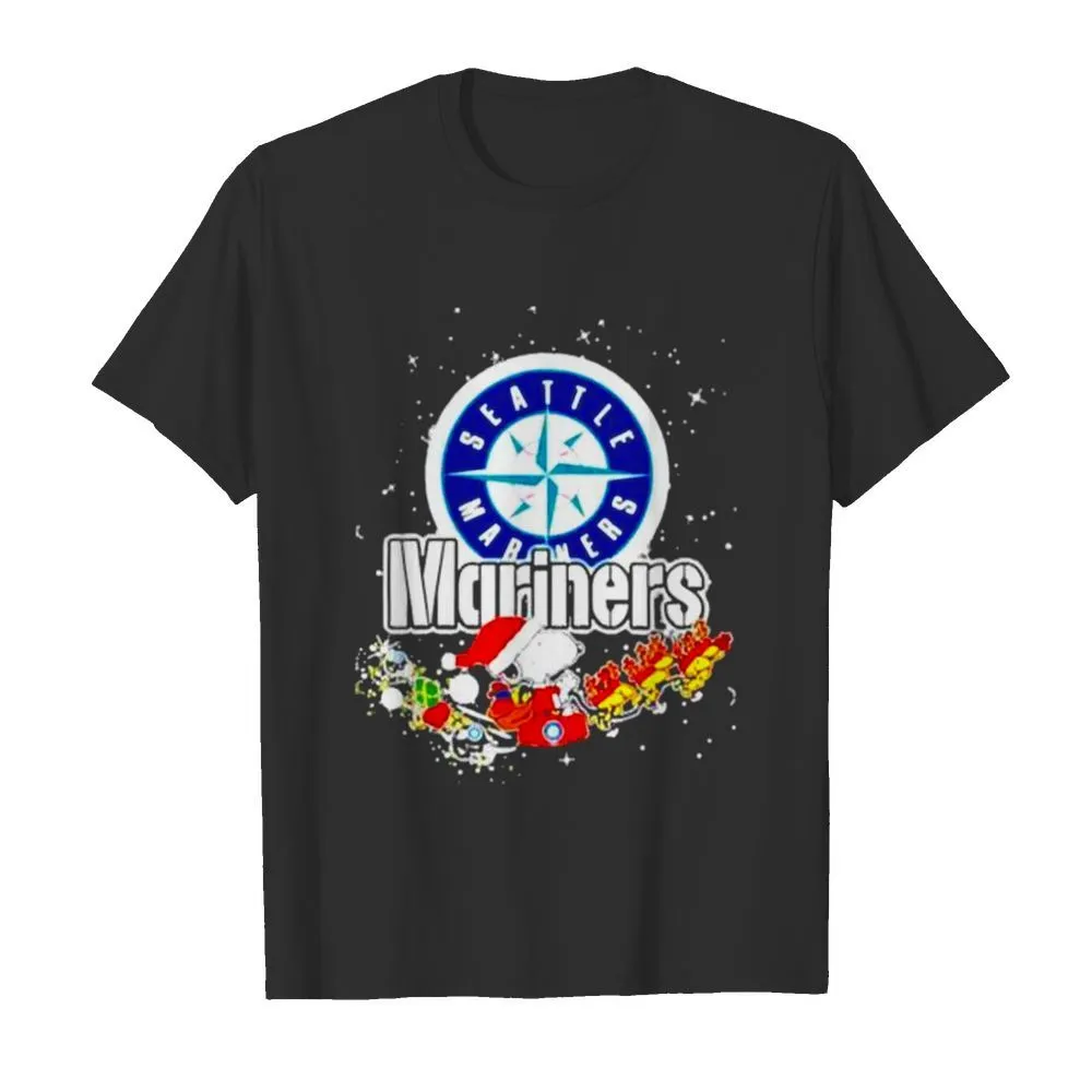 Seattle Mariners Snoopy Christmas shirt