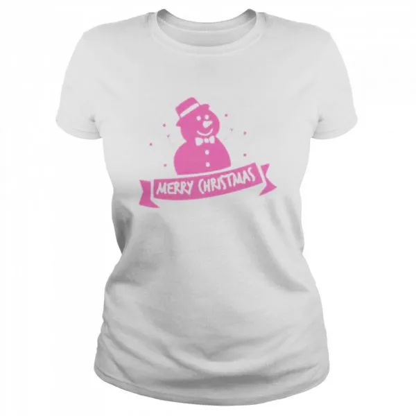 Snowman merry christmas Classic Mens T-shirt - Image 3