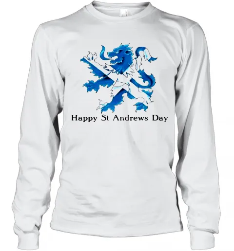St Andrews Day Celebration Lion T-Shirt Classic Mens T-shirt - Image 4