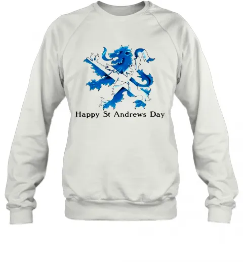 St Andrews Day Celebration Lion T-Shirt Classic Mens T-shirt - Image 5