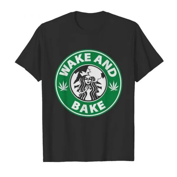 Star Buck Wake And Bake Cannabis shirt - Image 2