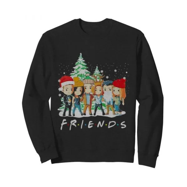 Supernatural Christmas friends shirt - Image 5