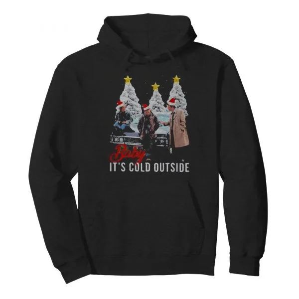 Supernatural baby its cold outside Christmas shirt - Image 6