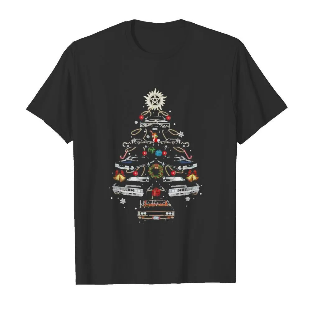 Supernatural christmas tree shirt